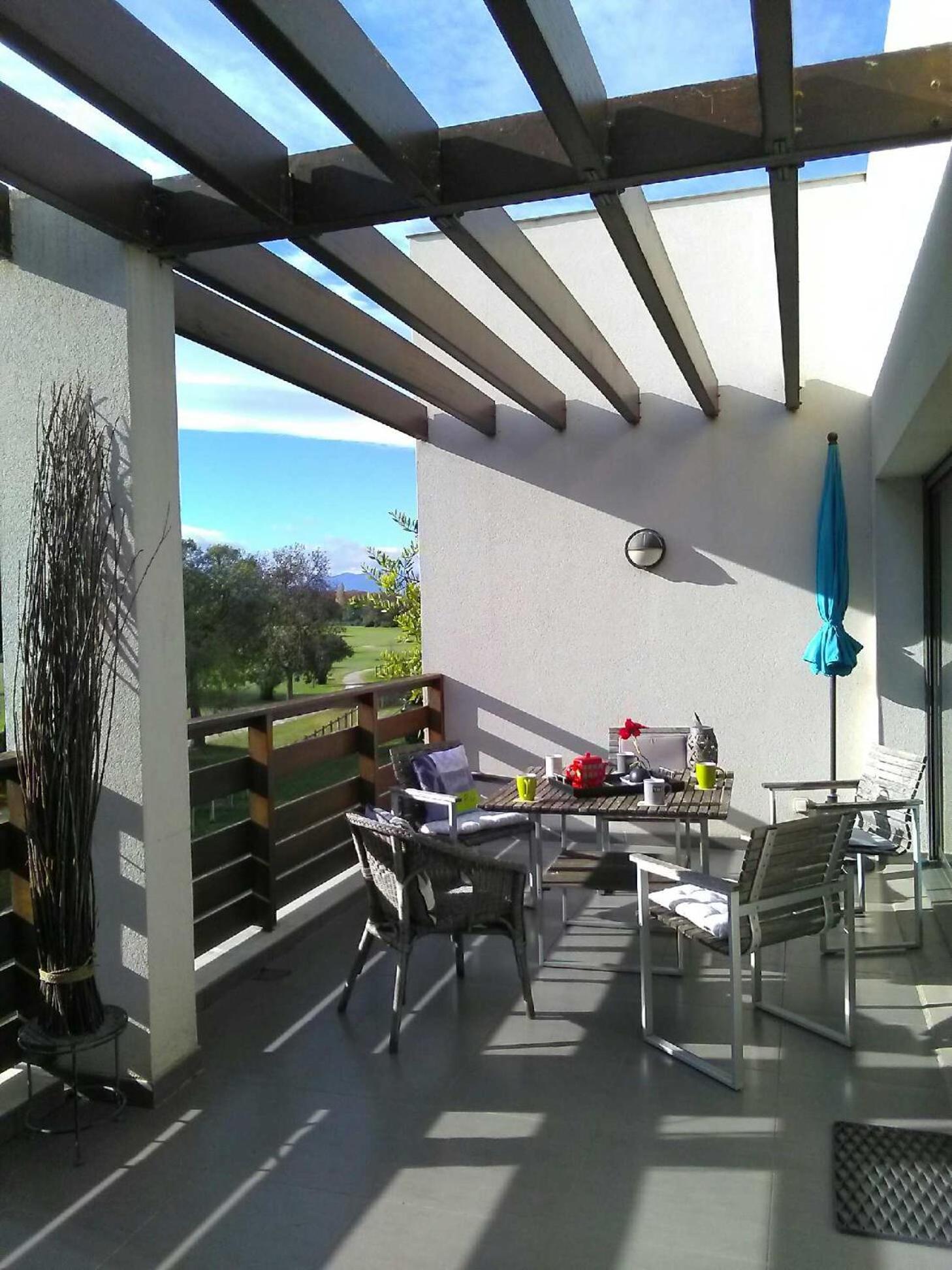Vert Paradis - Vue Apaisante Sur Golf, Pins Parasols, 2E Etage - 80 M2 Dont Terrasse Avec Pergola, 2 Chambres, 3Et Iles, 3 Clim, Wifi - Piscine, Parking Et Park A Velos, Ascenseur - En Option Linge, Menage - Pistes Cyclables, Mer A Proximite Saint-Cyprien  Extérieur photo